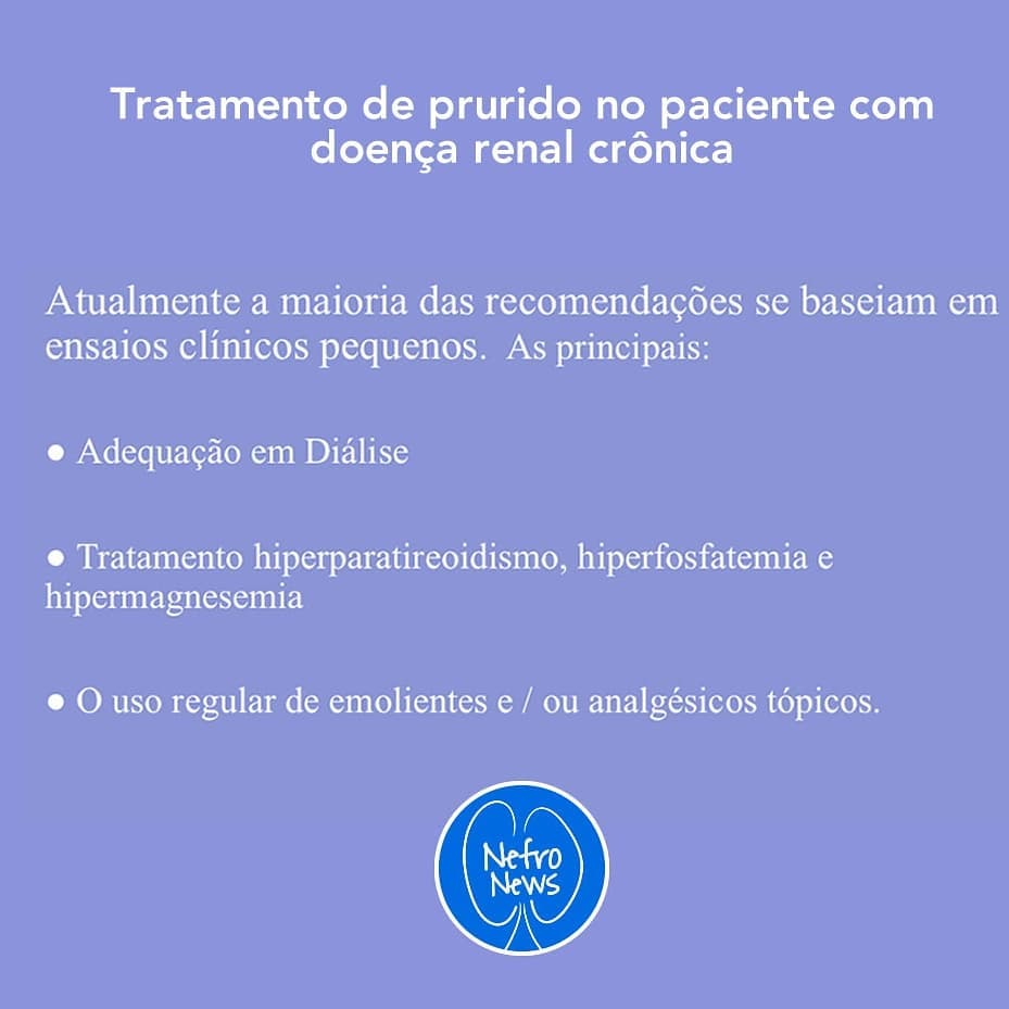 PRURIDO ASSOCIADO A DOENÇA RENAL CRÔNICA